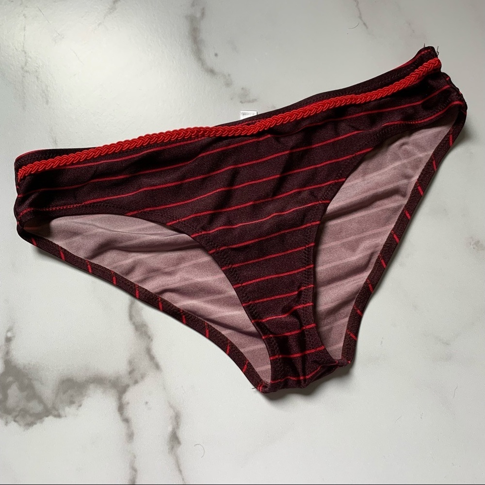 WESC Striped Bikini Swim Bottoms XS REVOLVE